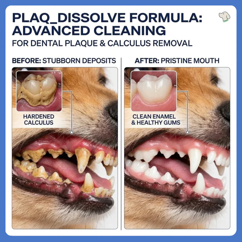 Pet Dental Tartar Care Spray for Dogs & Cats-2 PCS