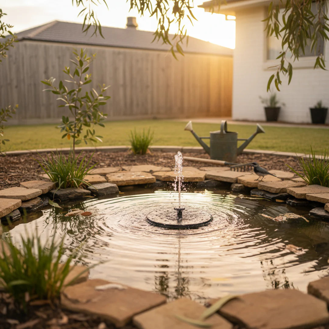 Solar Fountain - Bring your own bowl