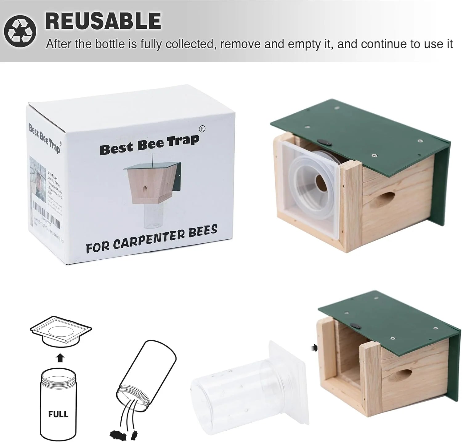 Carpenter Bee Trap for Outside