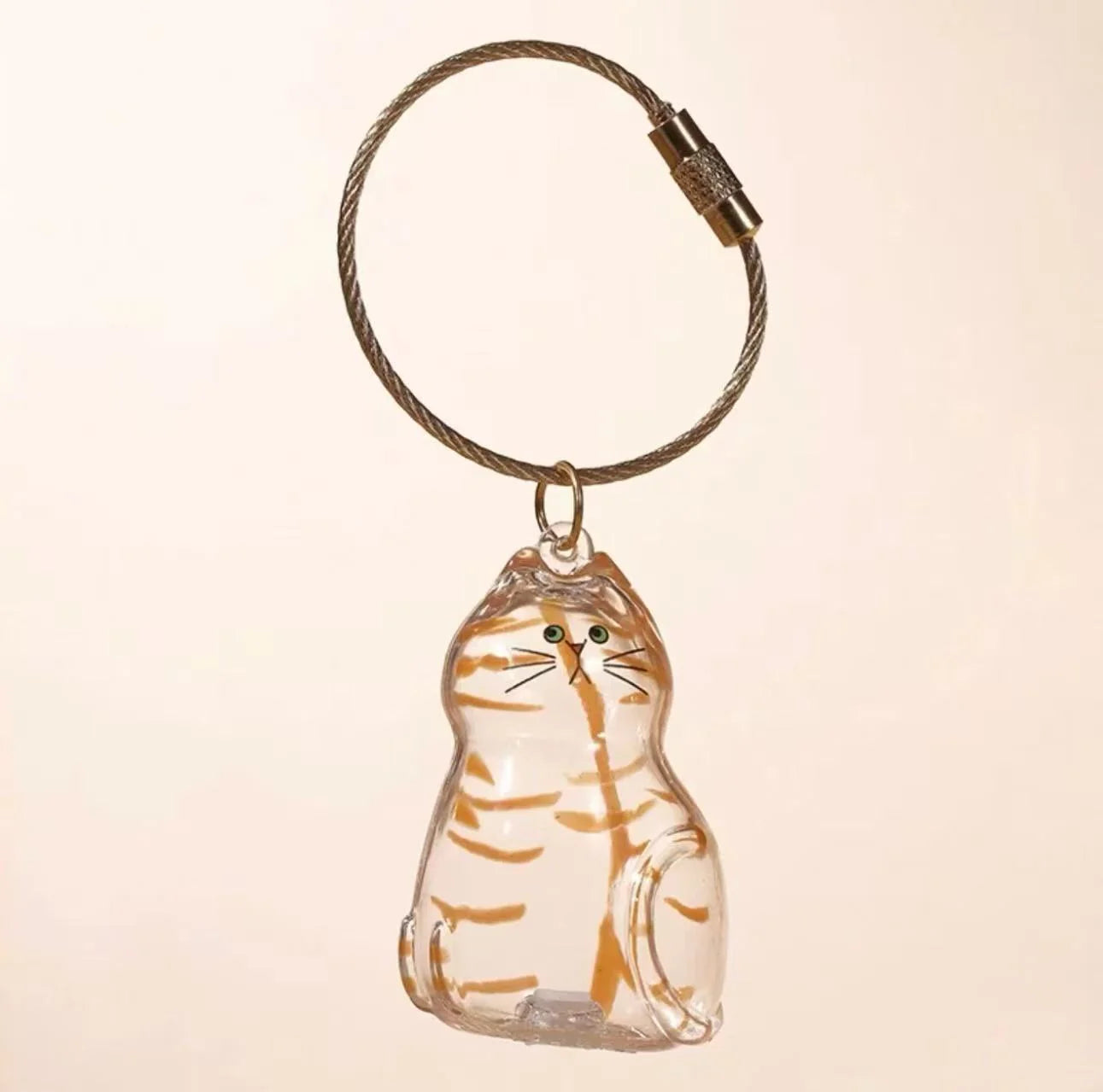 Pet Hair Keepsake Capsule Keychain for Cat & Dog Lovers -5Pcs