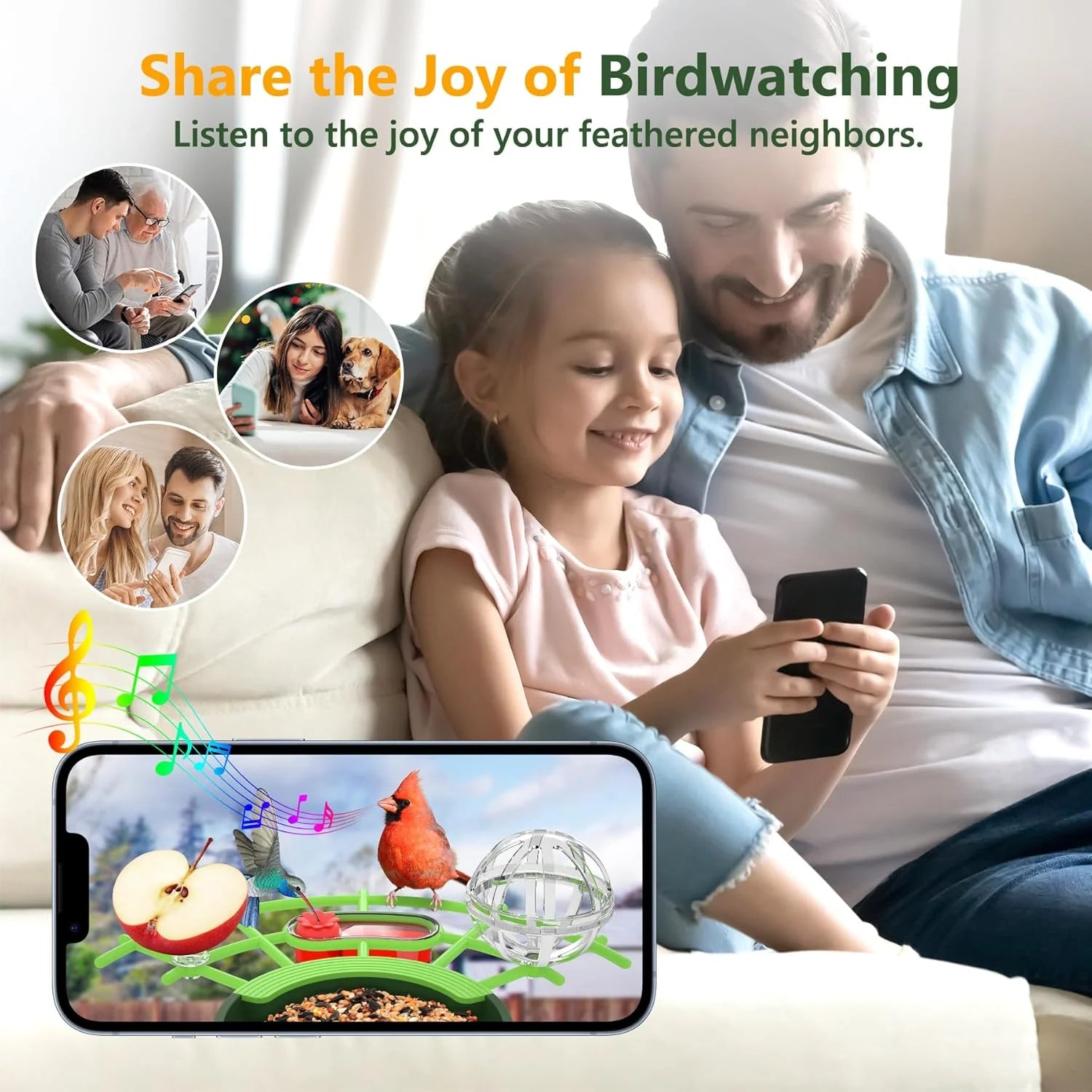Centvicam Smart Bird Feeder with Camera �?2K HD Live View