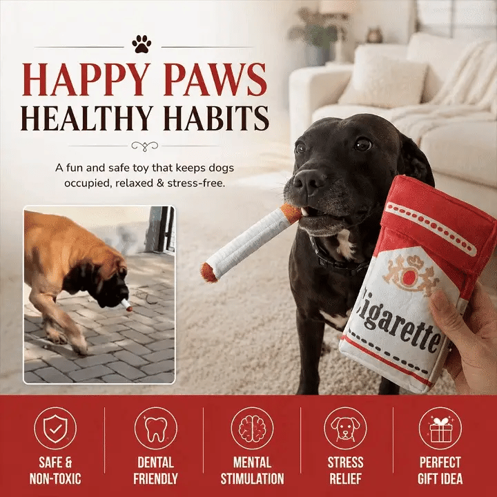Cigarette Dog Chew Toy