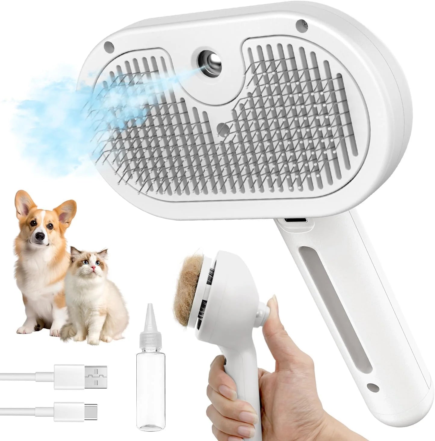 Hydra Mist Self-Cleaning Brush