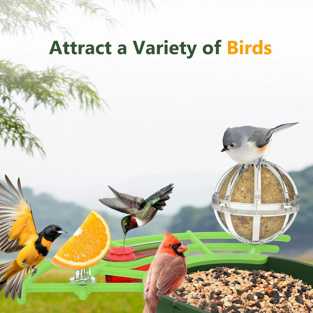 Centvicam Smart Bird Feeder with Camera �?2K HD Live View